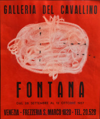 Lucio Fontana - Concetto spaziale, 1957